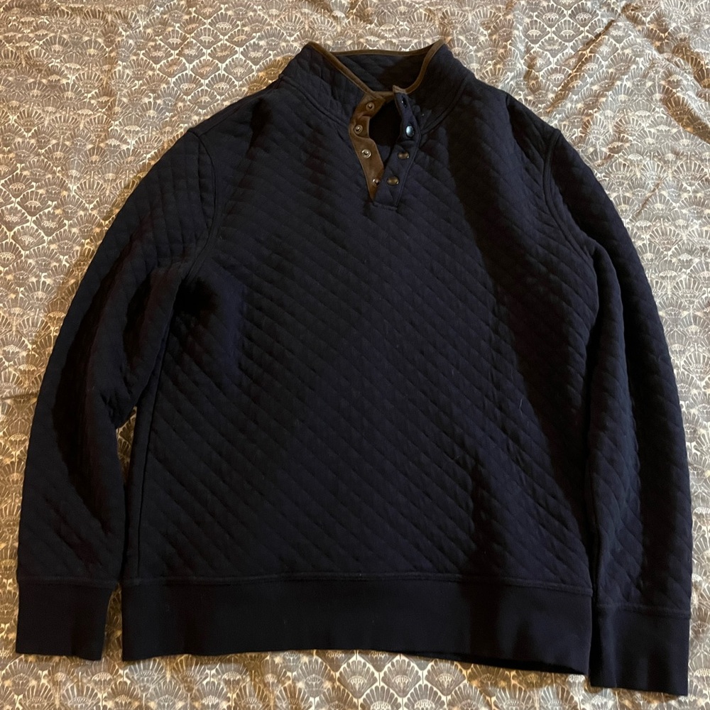Banana Republic Men’s Quarter Button Sweater